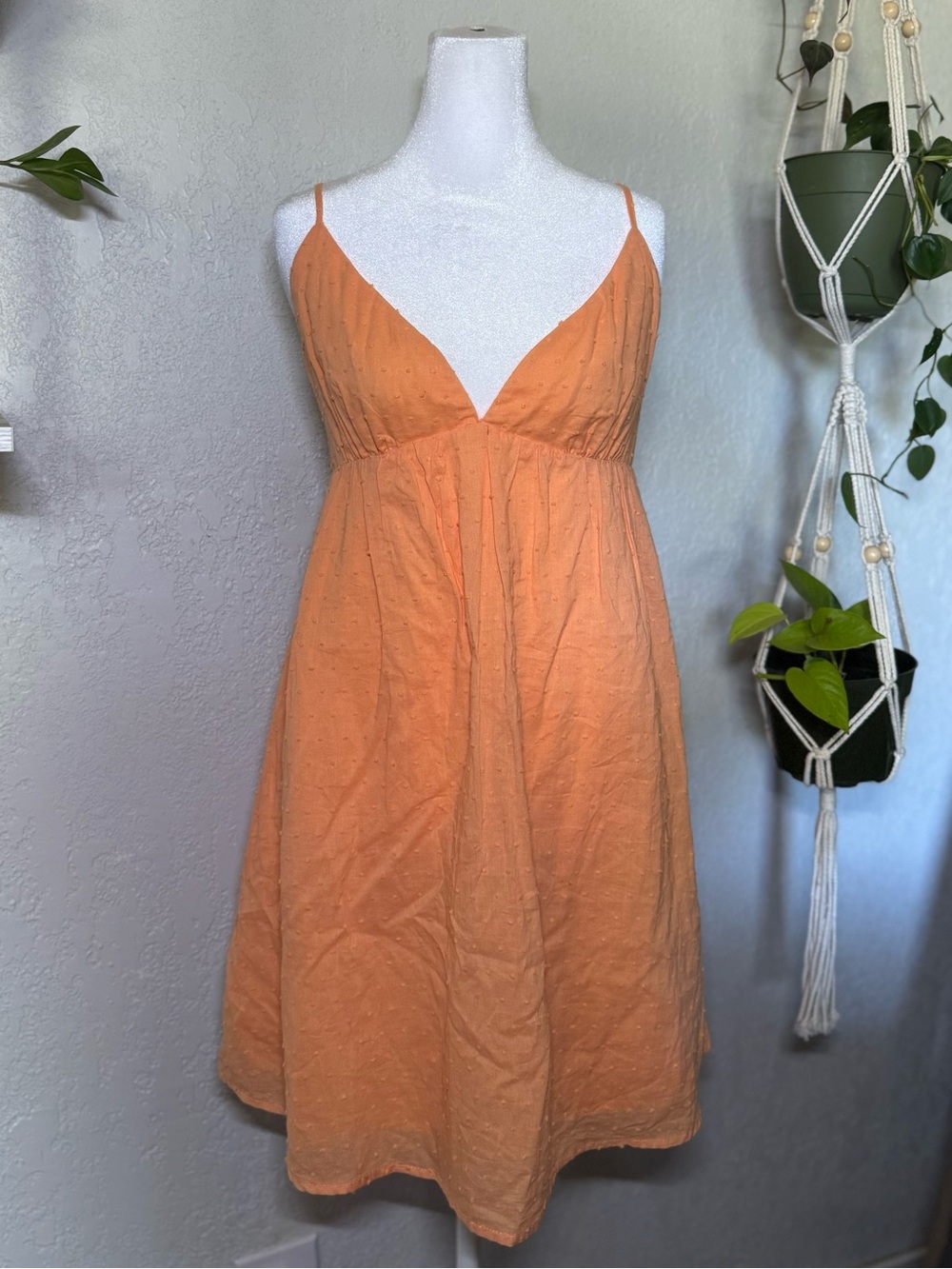 Princess Polly Peach Strapless Spaghetti-Strap Dress